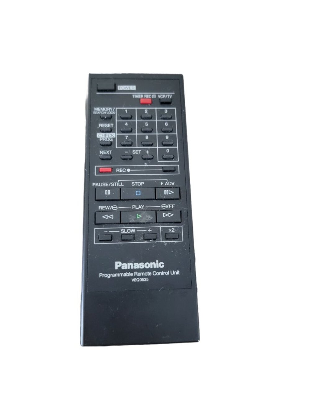 Genuine Panasonic Programmable Remote Control VEQ0535 Tested and Works
